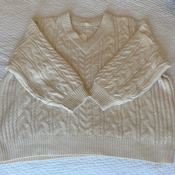 Oak and Fort Cable Knit Sweater - Picture 1 of 5